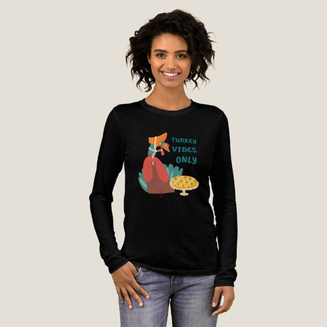 Türkei Vibes only Paper Plate Tri-Blend Shirt (Volle Vorderseite)