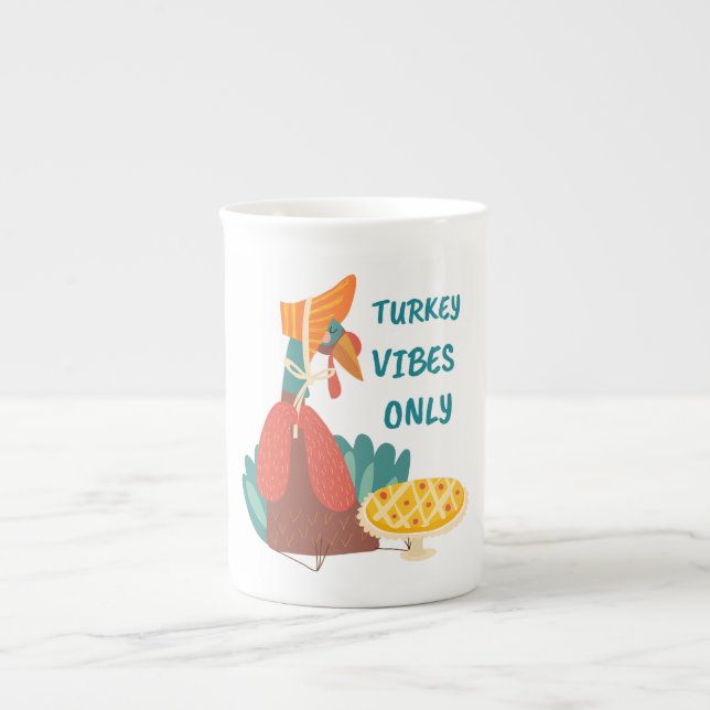 Türkei Vibes only Prozellantasse (Vorderseite)