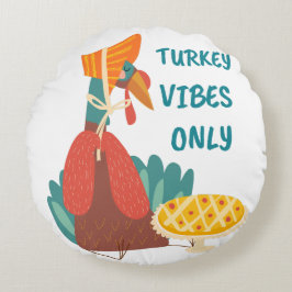 Türkei Vibes only Rundes Kissen