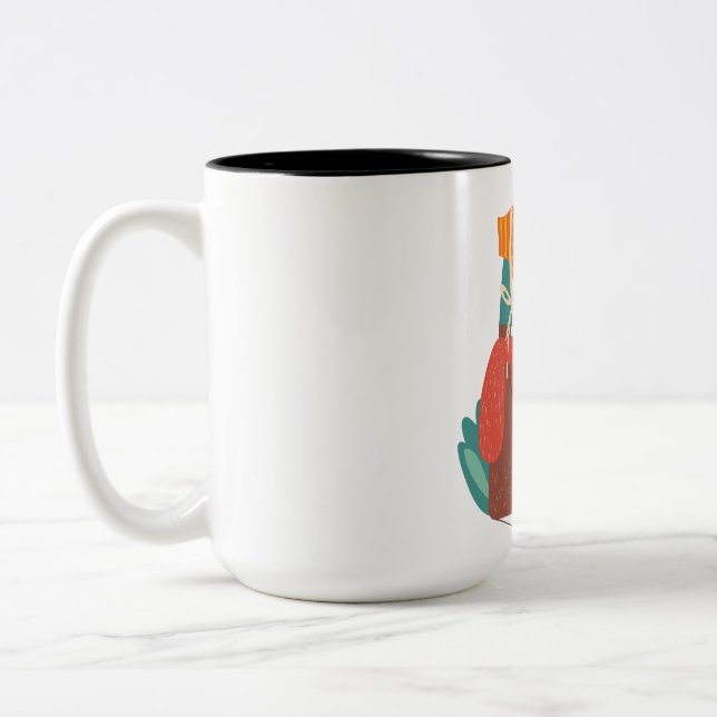 Türkei Vibes only Zweifarbige Tasse (Links)