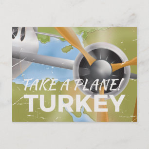 Türkei Vintage-Reiseposter Postkarte
