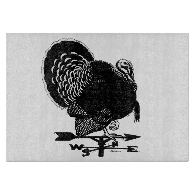 Türkei Weathervane Schneidebrett (Vorderseite)