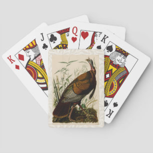 Türkei Wild Audubon Bird Painting Spielkarten