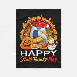 Türkei Witz Volleyball Ball Xmas Lights Hallothan Fleecedecke