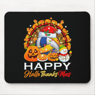 Türkei Witz Volleyball Ball Xmas Lights Hallothan Mousepad