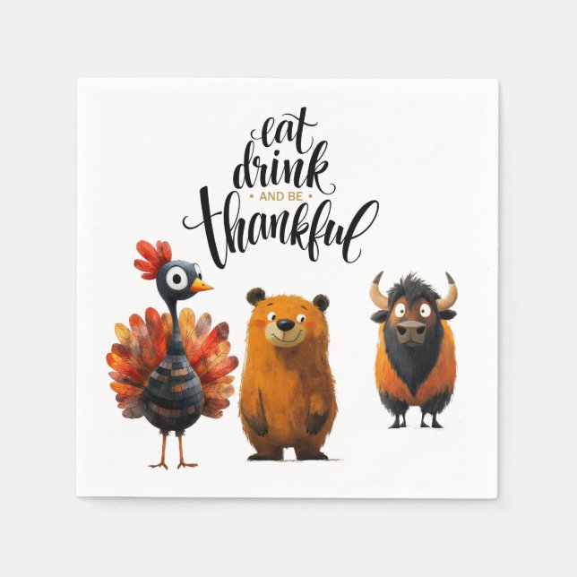 TÜRKEI zum Thema Herbstfest mit Erntedank Serviette (Vorderseite)