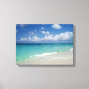 Türken u. eingewickelte Leinwand Caicos Strand