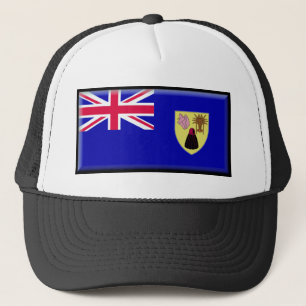 Türken und Caicos-Flagge Truckerkappe