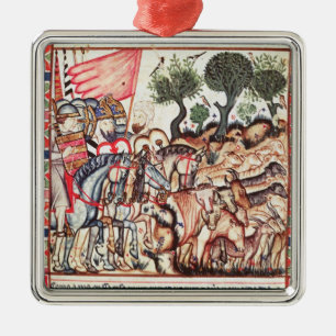 Türken und macht die Wiedergewinnung ihres Landes Silbernes Ornament