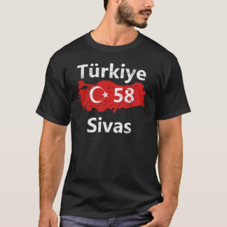 Turkey 58 Sivas  Ayyildiz Türkiye T-Shirt
