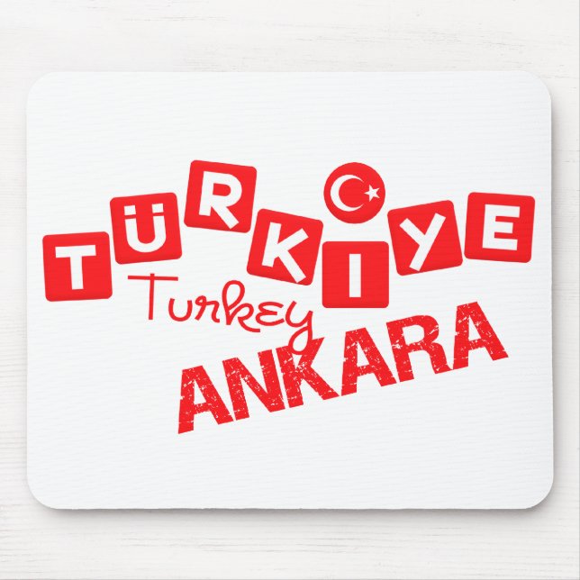 TÜRKEY ANKARA mousepad - anpassen (Vorne)