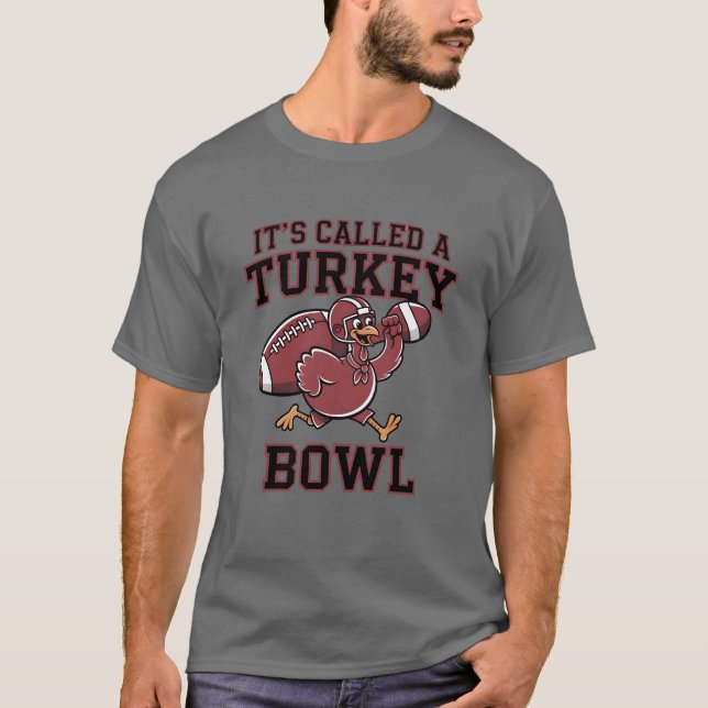 TURKEY BOWL FOOTBALL THANKSGIVING TEE (Vorderseite)