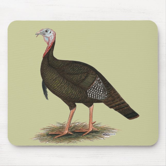 Turkey: Eastern Wild Tom Mousepad (Vorne)