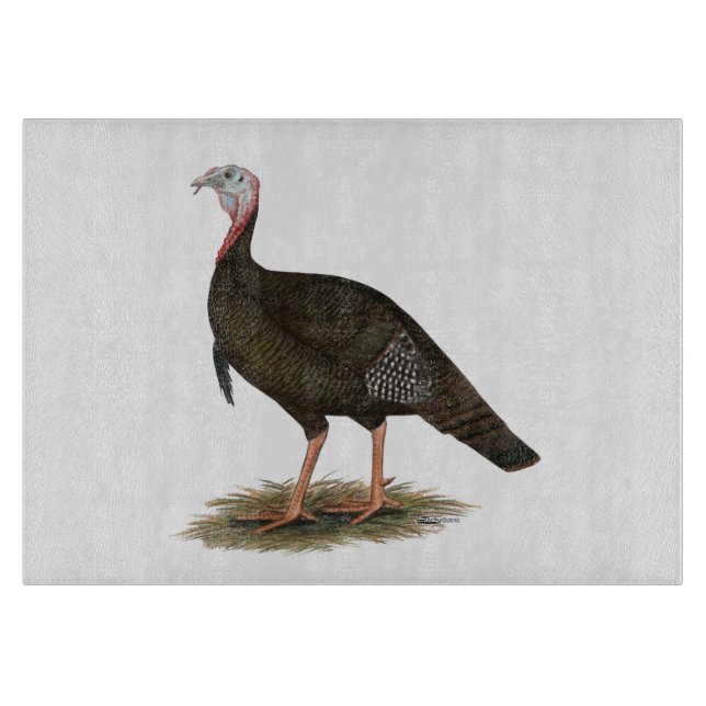 Turkey: Eastern Wild Tom Schneidebrett (Vorderseite)