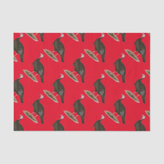 Turkey: Eastern Wild Tom Seidenpapier (Vorderseite)