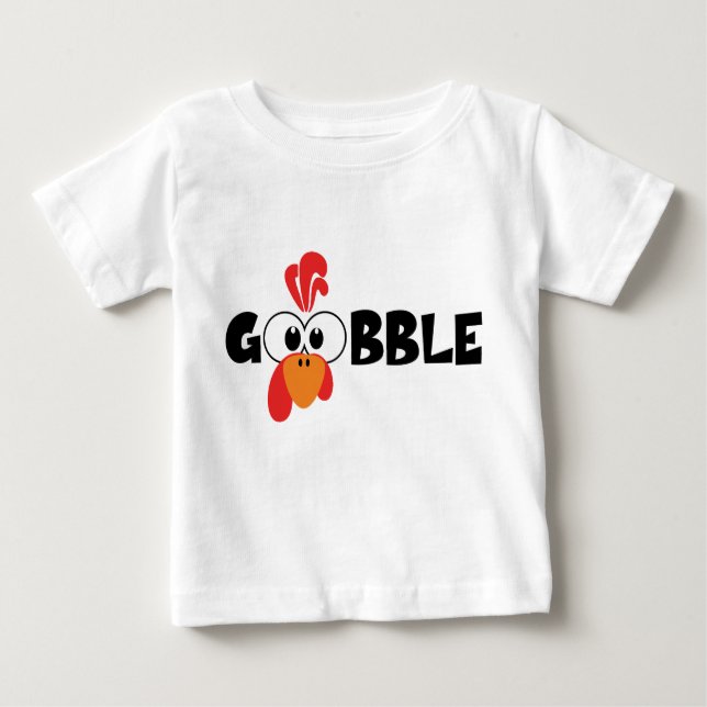 Turkey Face Gobble T Shirt (Vorderseite)