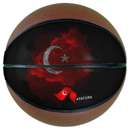 Turkey flag basketball