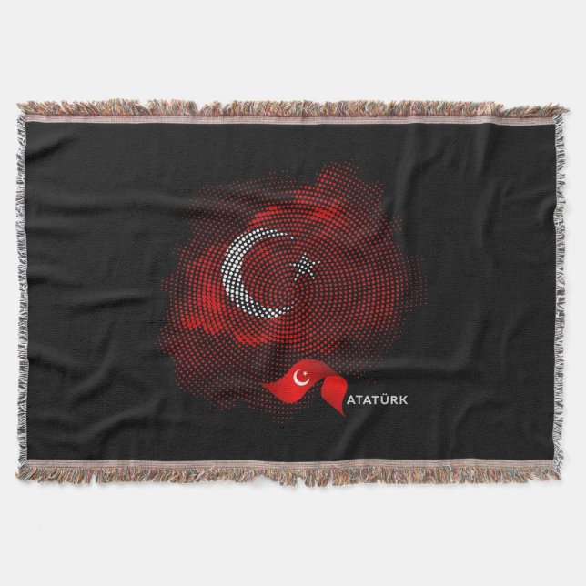 Turkey flag decke (Vorderseite)