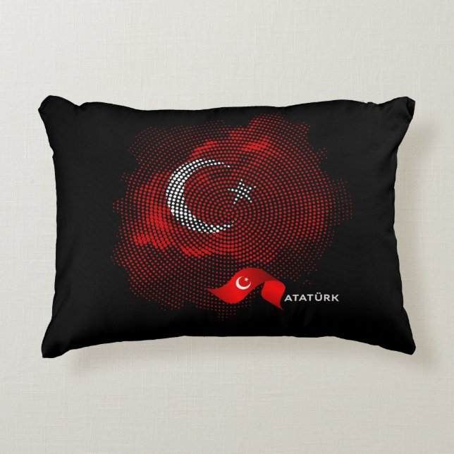 Turkey flag dekokissen (Vorderseite)
