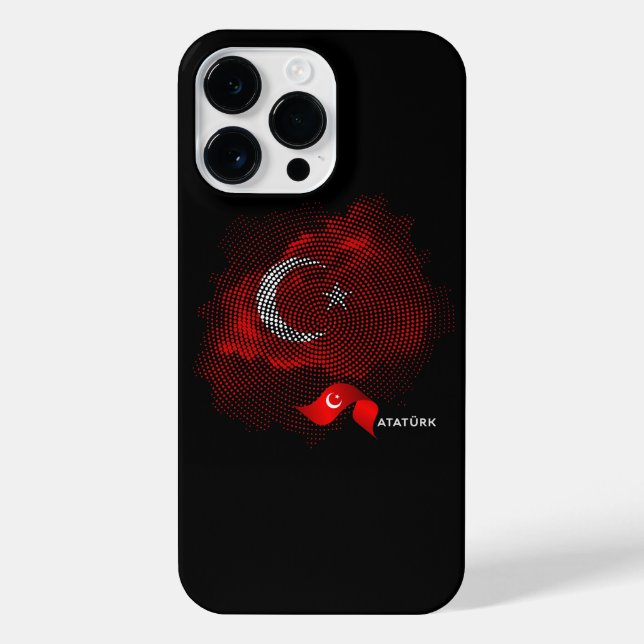 Turkey flag iPhone 14 pro max  hülle (Rückseite)