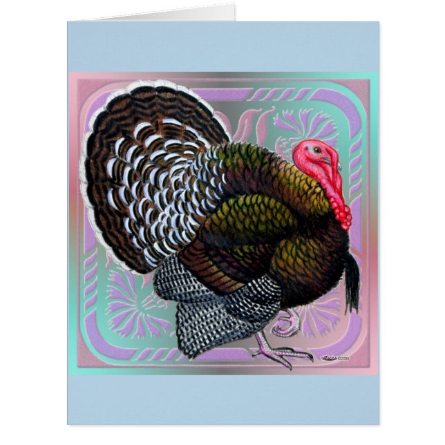 Turkey Floral Bronze Tom (Vorderseite)