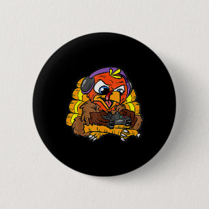 Turkey Gamer Funny Erntedank Coole Videospiele G Button