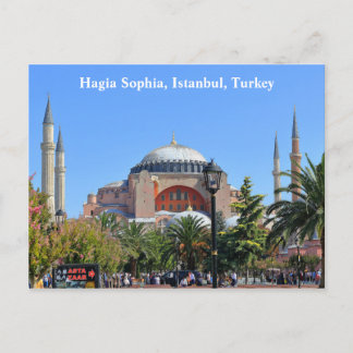 Turkey Istanbul Hagia sophia Postcard Postkarte