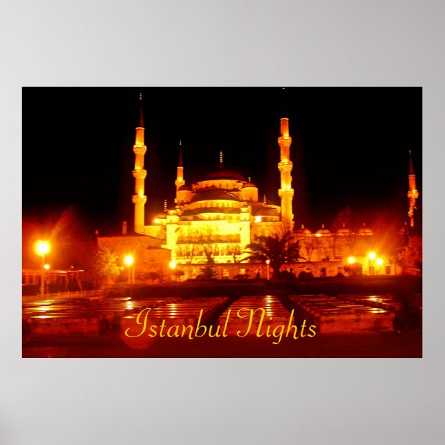 (TURKEY) Istanbul Nights Poster (Vorne)