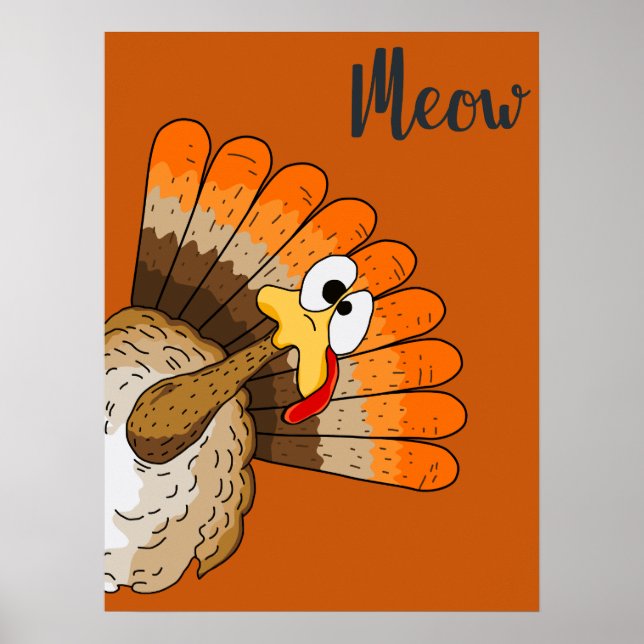 Turkey Meow Poster (Vorne)
