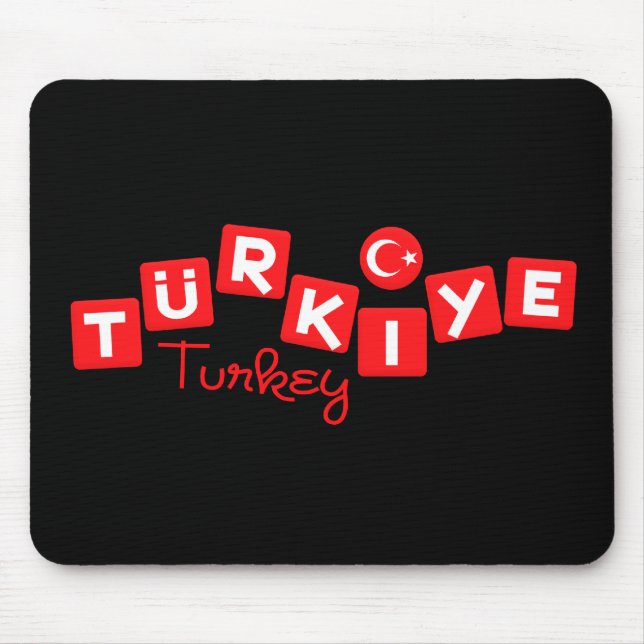 TÜRKEY-MUSEPad - anpassen Mousepad (Vorne)