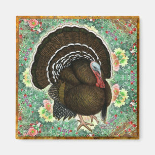 Turkey On the Greens Magnet