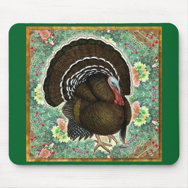 Turkey On the Greens Mousepad (Vorne)