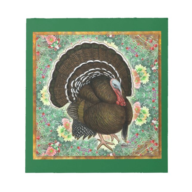 Turkey On the Greens Notizblock (Vorderseite)