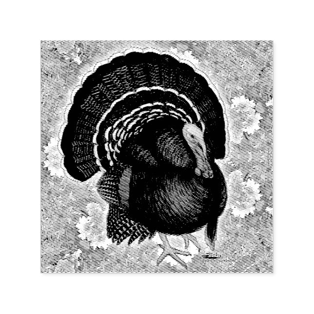 Turkey On the Greens Permastempel (Design)