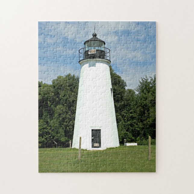 Turkey Point Lighthouse, Maryland Jigsaw Puzzle (Vertical)