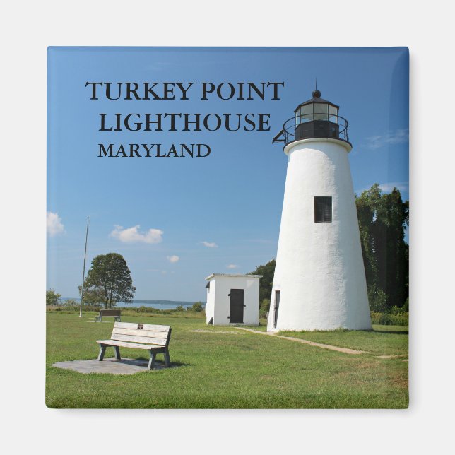 Turkey Point Lighthouse, Maryland Magnet (Vorne)
