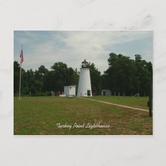 Turkey Point Lighthouse Postkarte (Vorderseite)