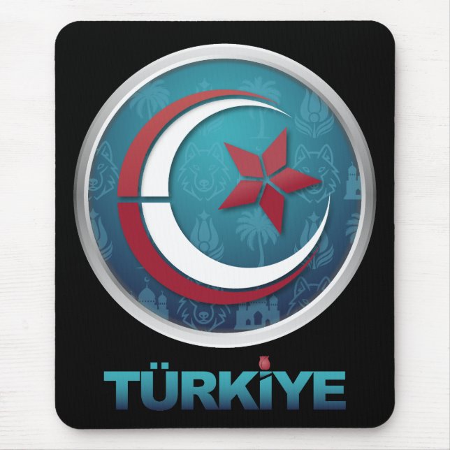 Turkey Turkiye Europe Asia Mousepad (Vorne)