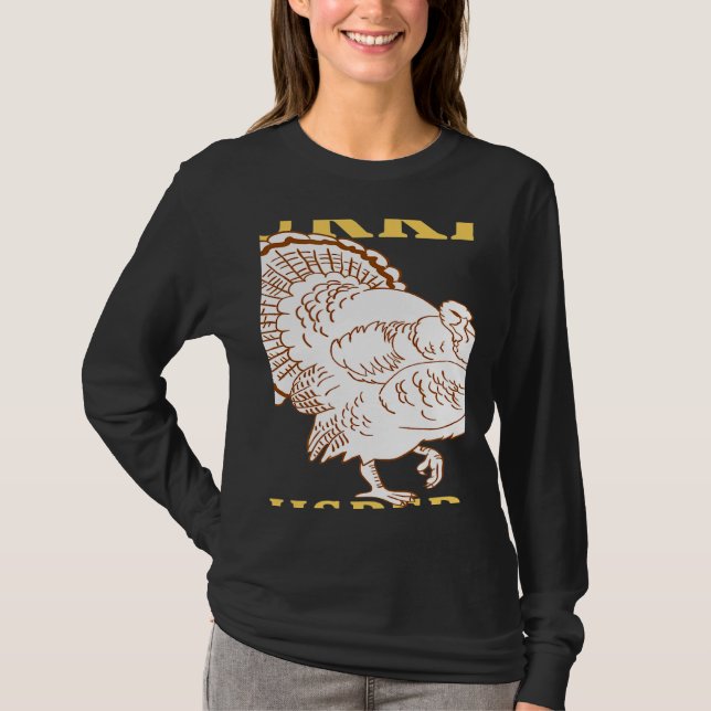 TURKEY Whisperer Awesome  Designs Present T-Shirt (Vorderseite)