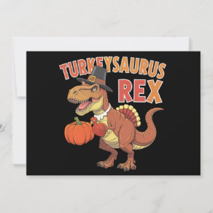 Turkeysaurus Rex Dab Turkey Dino Kleinkind Boys Einladung