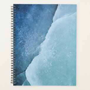 Türkis Abstrakt Ice Foto Planer