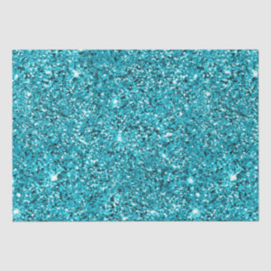 Türkis Aqua Glitzy Sparkle Glitzer Seidenpapier