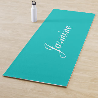 Türkis Aqua Personalisiert Yoga Mat Yogamatte