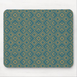 Türkis Art Déco Mousepad