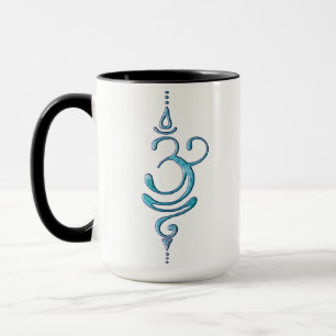 Türkis Atmen  Tasse