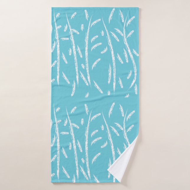 Türkis Badehandtuch (Badehandtuch)