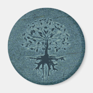 Türkis-Baum des Lebens Magnet