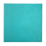 Türkis-Blau-Leder-Beschaffenheits-Muster Fliese<br><div class="desc">Türkis-Blau-Leder-Beschaffenheits-Muster. Perfektes Geschenk für die,  die nach etwas einfach und modern suchen.</div>
