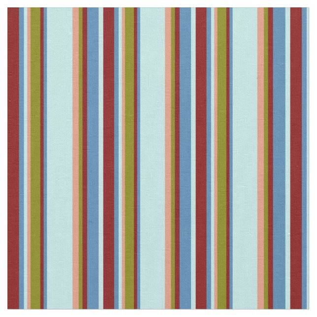 Türkis, Blau, Maroon, Lachs, grün und dunkel Stoff (Nahaufnahme)