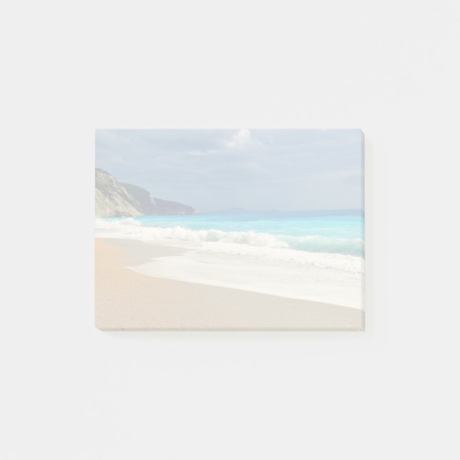 Türkis-Blau-Meer-Foto Post-it Klebezettel (Vorderseite)